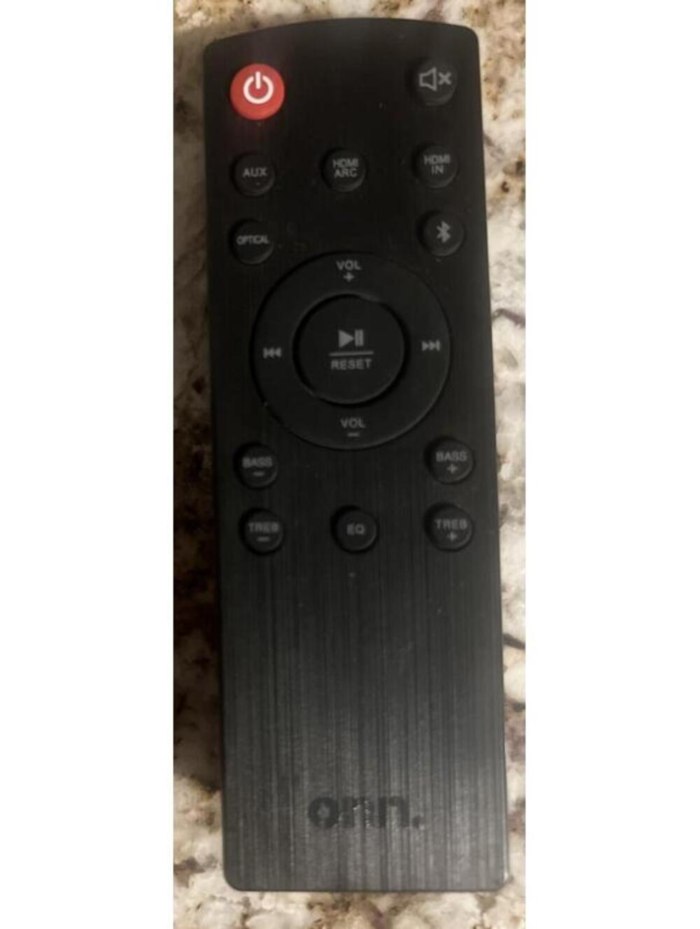 New Genuine 100023515 For ONN Blast 5.1 Sound Bar Bluetooth Remote